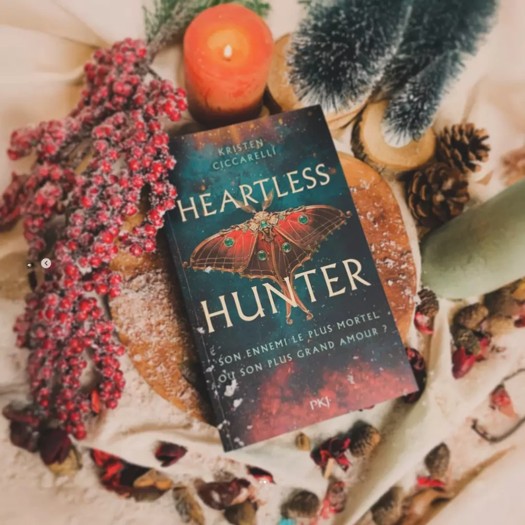 Couverture du roman Heartless Hunter de Kristen Ciccarelli, premier tome d’une saga fantasy romantique