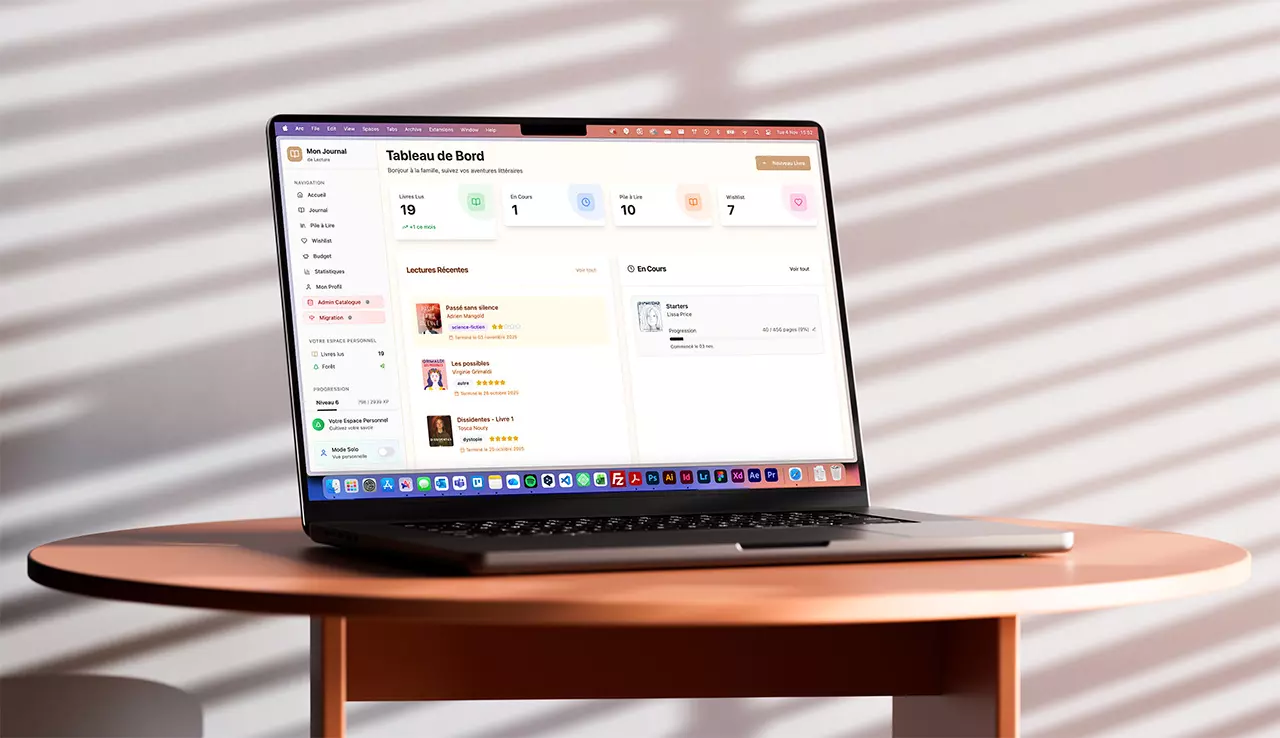 Application de suivi de lecture : Pile à Lire, Wishlist, suivi de budget, statistiques
