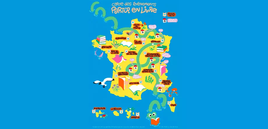 Partir en livre, évènements littéraires partout en France